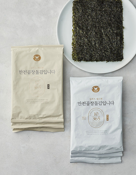 [만전김] 일회조 만전곱창돌김 2종 (택1) - Kurly USA