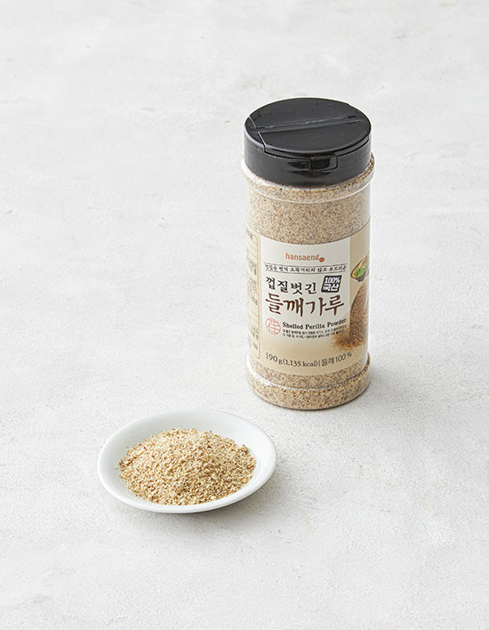 [한생]  국산 껍질벗긴 들깨가루 190g - Kurly USA