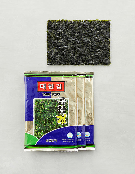 [대천김] 곱창 전장김 20g X 3봉 - Kurly USA