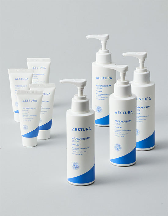 [에스트라] 아토베리어365 로션 150ml 4개 세트 (+크림 30mlx3개+로션30ml) - Kurly USA
