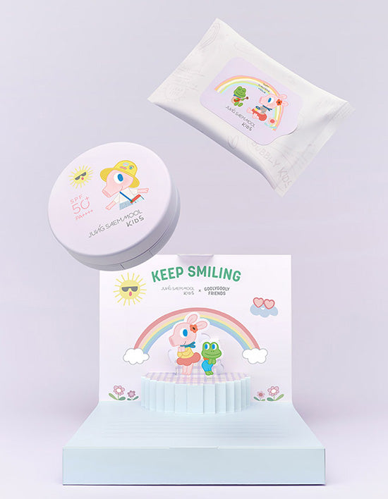 [정샘물] 키즈 마일드 선쿠션 굴리굴리 에디션 기획 세트 - Kurly USA