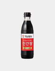 Double-Brewed Dark Soy Sauce (진간장) | 햇살담은 두번달인진간장 500ml