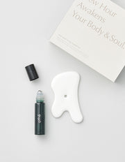 [아떼] 뉴아워 리추얼 테라피 키트 (롤온&괄사세트) - Kurly USA