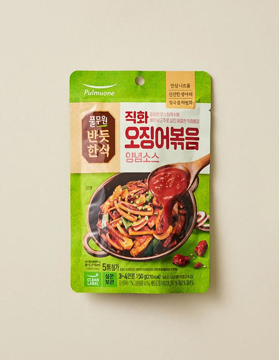 [풀무원] 반듯한식 직화오징어볶음 양념소스 150g - Kurly USA
