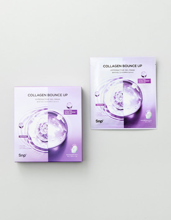 [SNP] 콜라겐 바운스 업 하이퍼액티브 겔 마스크 4매입 - Kurly USA