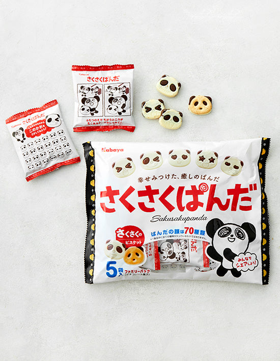 [Kabaya] Saku Saku Panda Family Pack 85g