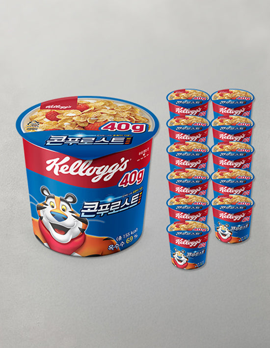 [켈로그] 콘푸로스트 컵시리얼 40g 12개입