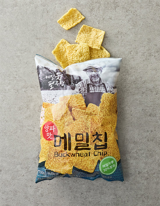 메밀 버큇칩 양파맛 100g