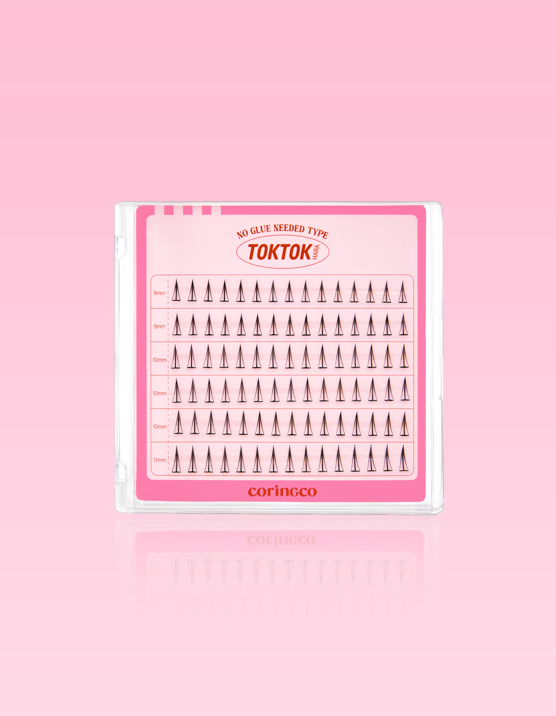 [코링코] 톡톡하라 노글루 속눈썹 #필터 라이트 (90pcs) - Kurly USA