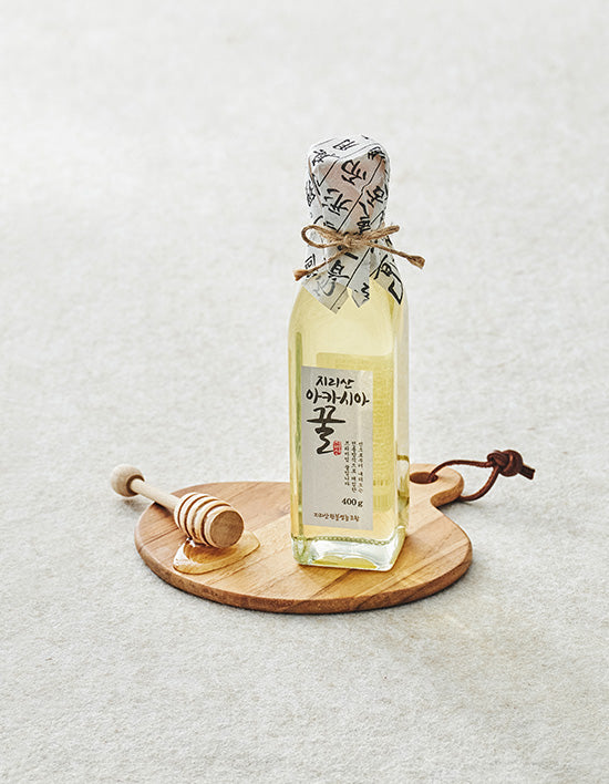 Jirisan Acacia Honey, 400g (아카시아꿀) | 지리산 아카시아꿀 400g