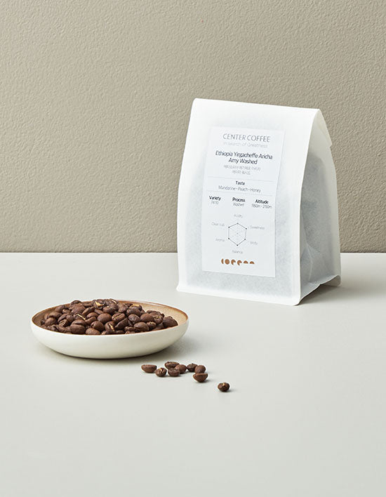 [센터커피] 싱글 오리진 원두 210g (에티오피아 아리차 에이미/워시드) - Kurly USA
