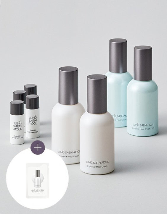 [정샘물] 에센셜 물 크림 50ml 듀오 기획 세트 (+물크림라이트 8ml * 4개 증정 (총 32ml/본품 60% 용량) 2종 (택1)
