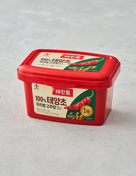 [해찬들] 100% 태양초 우리쌀 고추장 1kg - Kurly USA
