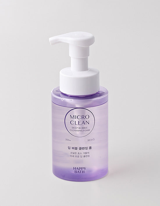 [해피바스] 마이크로 클린 딥 버블 클렌징폼 300ml - Kurly USA