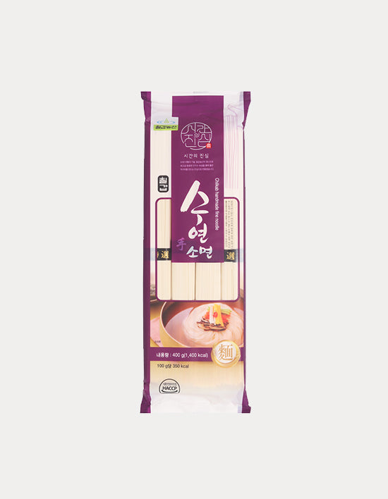 Chilgap Hand-Pulled Somyeon, 400g (수연소면) | 수연소면 400g