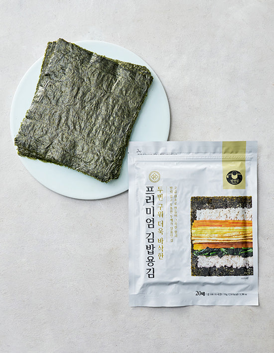 [Manjun] Thicker Premium Gimbap Seaweed 20 Sheets