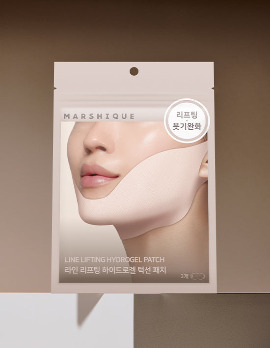 [마르시끄] 라인 리프팅 하이드로겔 턱선 패치 (3매) - Kurly USA