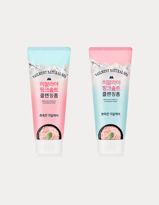 Spa Pink Salt Cleansing Foam, 2 Types (클렌징폼) | 스파 핑크솔트 클렌징폼 200ml 2종 (택1)