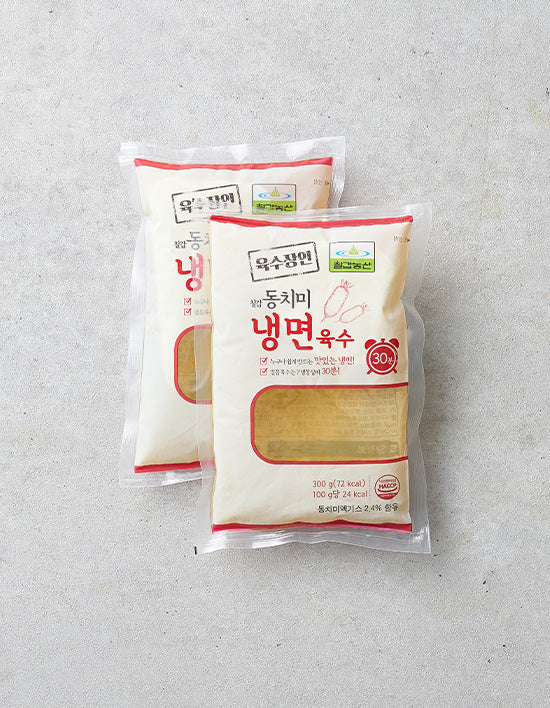 [칠갑농산] 동치미냉면육수 (300g x 5개) - Kurly USA