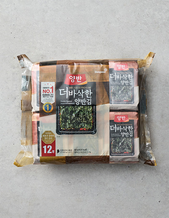 [Dongwon] Yangban Crispier Roasted Seaweed 5g*12ea