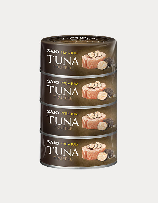 Sajo Truffle Tuna, 100g x 4 (트러플 참치) | 통살참치 트러플 100g*4