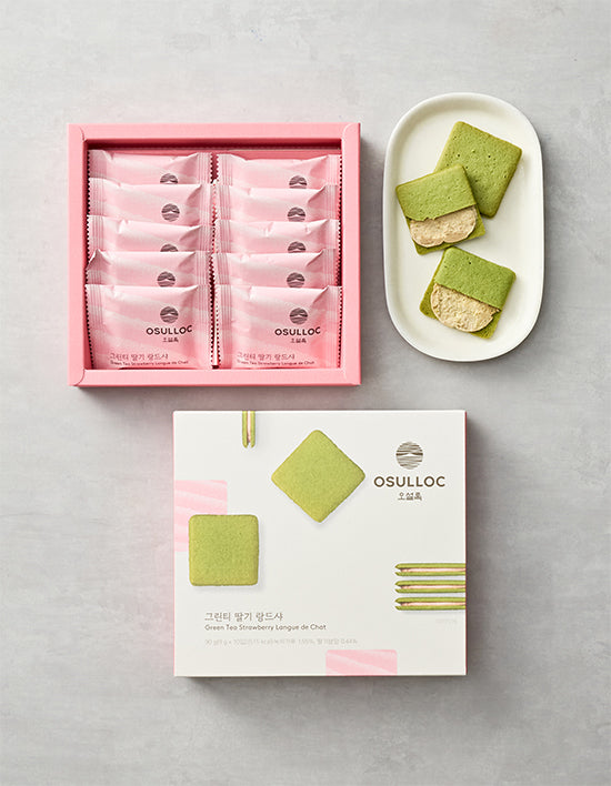 [오설록] 그린티 딸기 랑드샤 (9g X 10개입)