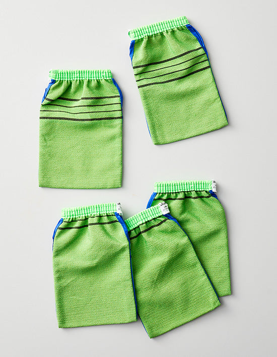 [웨신] 때타올 양면장갑 타입 5개입 - Kurly USA