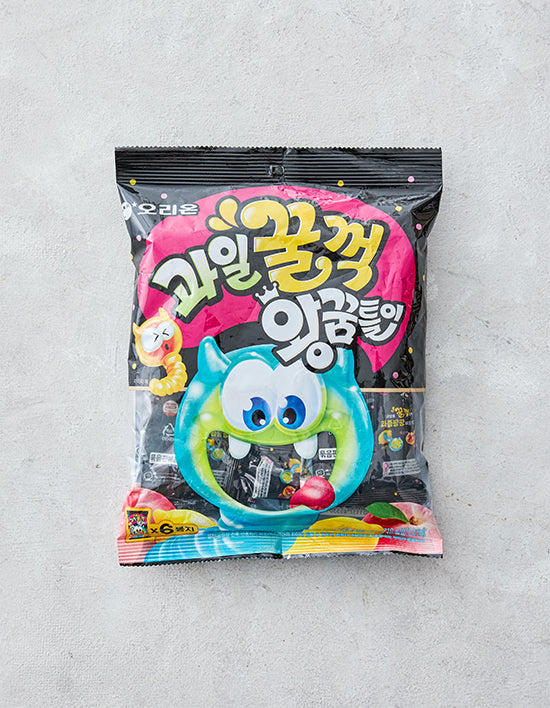 [오리온] 과일꿀꺽 왕꿈틀이 210g - Kurly USA