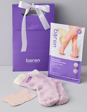 Shea Butter Sleeping Heel Patch & Sock Set (풋케어) | (선물 추천)시어버터 슬리핑 힐 패치(10개입) + 수면양말 선물세트