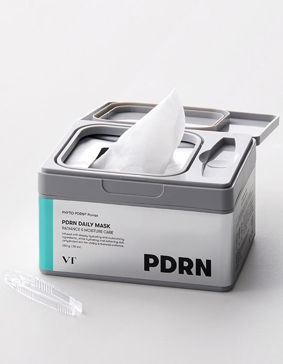 [브이티] 산삼 PDRN 데일리 마스크 30매 (생기/광채) - Kurly USA