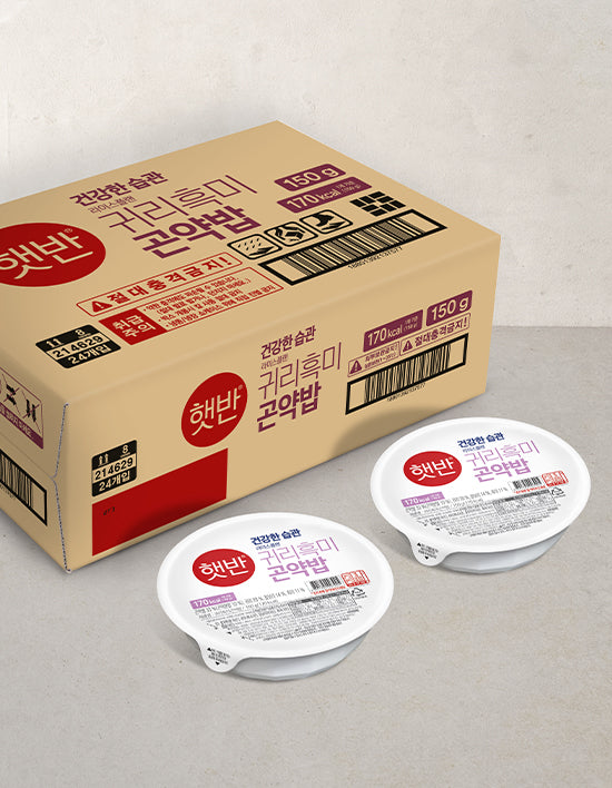 [Hetbahn] Rice Plan Oat Black Rice Konjac Rice 150g*24ea