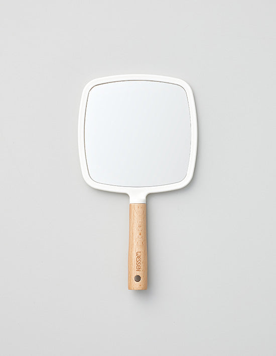 [웨신] 클래시 우드 손거울 (스퀘어) - Kurly USA