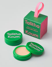 [탈리다쿰] 립큐어 밤 듀오 세트 (립밤) - Kurly USA