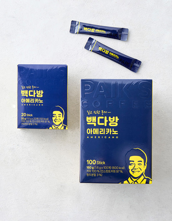 [빽다방] 아메리카노 스틱커피 2종 (택1) - Kurly USA