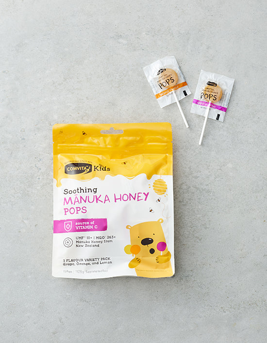 [콤비타] 키즈 마누카허니 수딩 팝스(15개입) - Kurly USA
