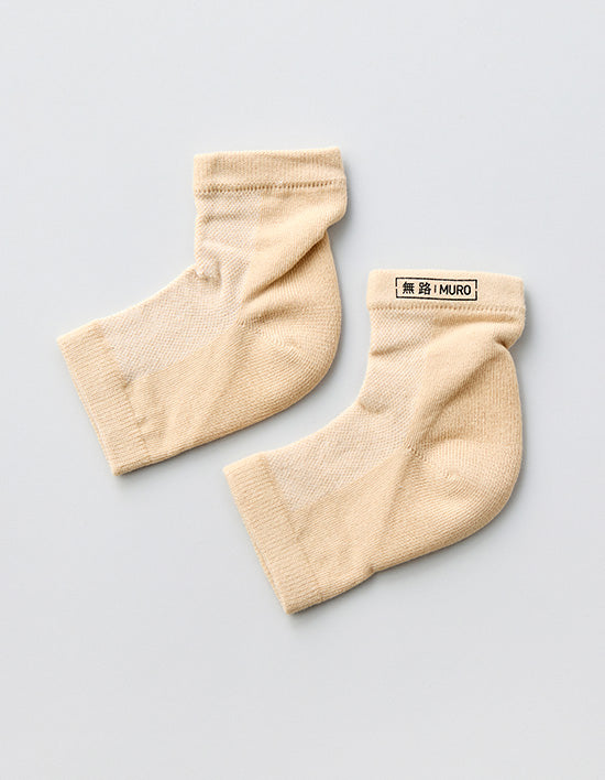 [무로] 말랑 뒤꿈치 패드 보습 양말 2개입, 1세트 - Kurly USA