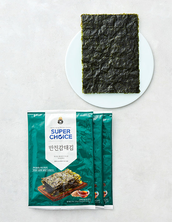 [만전김] 슈퍼초이스 감태김 20g X 3봉 - Kurly USA