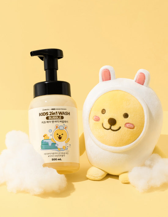 [Babience] Little Friends Kids 2in1 Hair & Body Bubble Wash 500ML