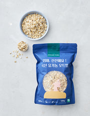 [모던구루] 국산 유기농 오트밀 500g - Kurly USA