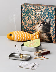 [옵타움] 캣 페이퍼 인센스&캣닢 장난감 선물세트 (+쇼핑백포함) - Kurly USA