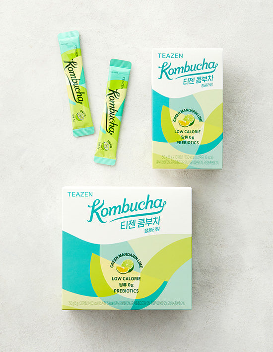 [티젠] 콤부차 청귤라임 3종 - Kurly USA