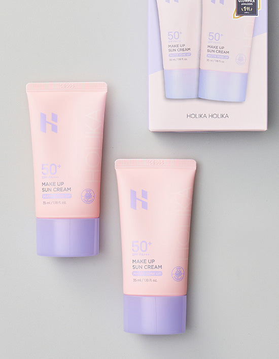 [홀리카홀리카] 메이크업 선크림 SPF50+ PA+++ 35ml 1+1 기획 - Kurly USA