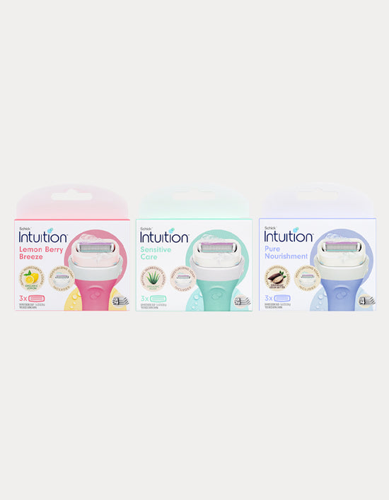 Schick Intuition Blade Refill, 3 ct, 3 Types (면도날) | 인튜이션 날 리필 3개입 3종 (택1)