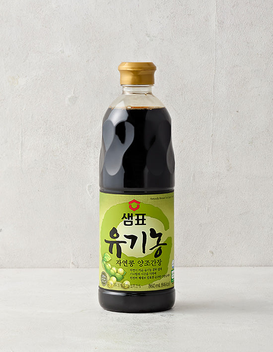 [샘표] 유기농 자연콩 양조간장 860ml - Kurly USA