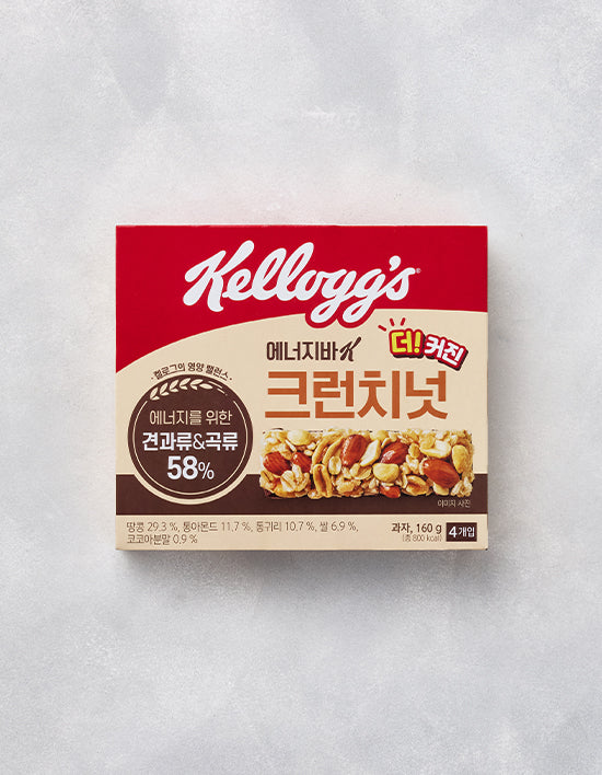 Energy Bar K Crunch Nut Multi (에너지바K) | 에너지바K 크런치넛 멀티 40g x 4개